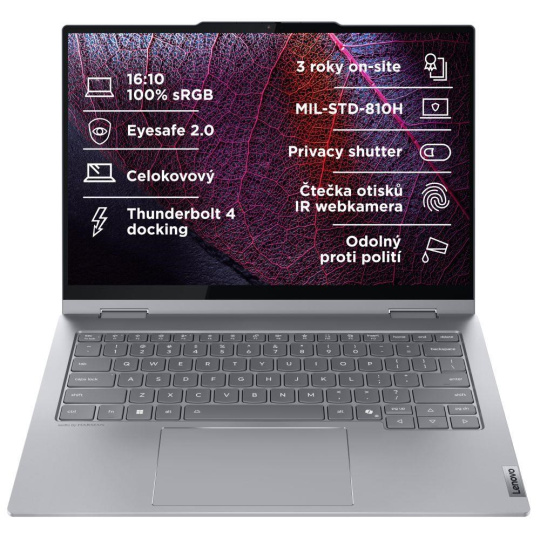 LENOVO NTB ThinkBook 14 2-in-1 G5 - Ultra5 225U,14" WUXGA Touch,16GB,512SSD,FHD+IRcam,W11P