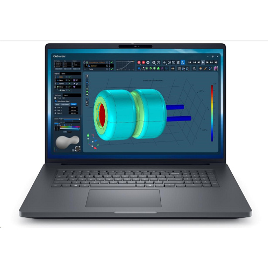 DELL NTB Pro Max Plus 18 MB18250/U9-285HX/64GB/1TSSD/18" QHD+/IR Cam/NVI RTX 3000/No AC Adapt/WLAN/Bck Kb/W11P/3Y PS NBD