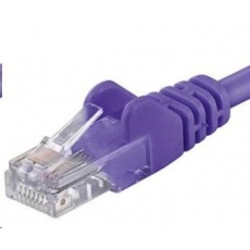 PREMIUMCORD Patch kábel UTP RJ45-RJ45 CAT5e 10m fialový