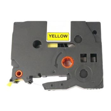 alt. páska pre BROTHER TZE-V641,TZEV641 čierne písmo, žltá VINYL páska Tape (18mmx5,5m)