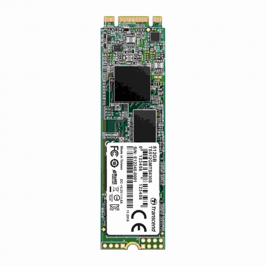 TRANSCEND SSD MTS830S 512GB, M.2 2280, SATA III 6 Gb/s, TLC, objemové