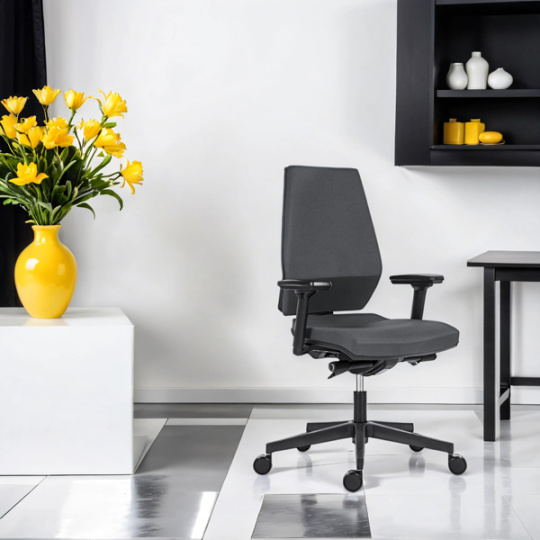 Powerton Kancelárske ergonomické kreslo Sima, Šedé