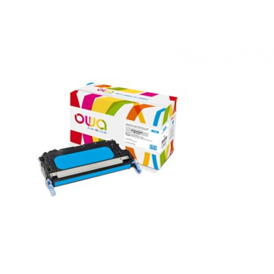 OWA Armor toner pre HP Color Laserjet 3800, 8000 strán, Q7581A JUMBO, modrá/cyan