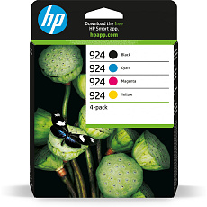 HP 924 CMYK Original Ink Cartridge 4-Pack