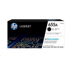 HP 655A Black Original LaserJet Toner Cartridge (CF450A) (12,500 pages)