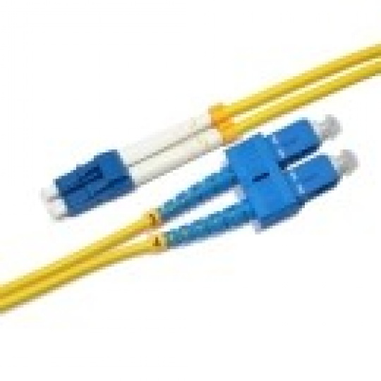 Duplexný patch kábel SM 9/125, OS2, LC-SC, LS0H, 7 m
