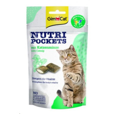 GIMCAT Nutri Pockets s catnipem 60 g
