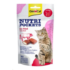 GIMCAT Nutri Pockets s hovezim 60 g