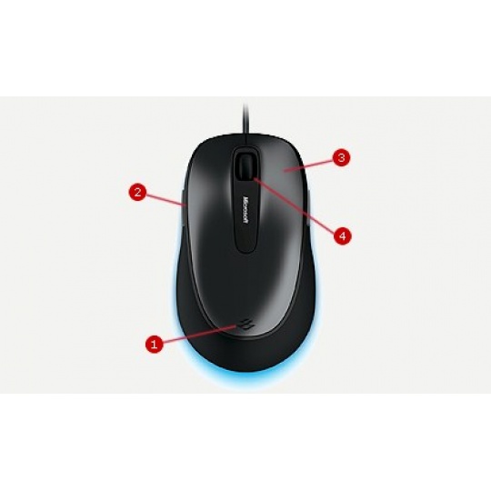 Myš Microsoft Mouse Comfort 4500 pre firmy, čierna