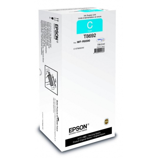 Atramentová tyčinka EPSON Recharge XXL pre formát A3 - 75.000 str. Azúrová 735,2 ml