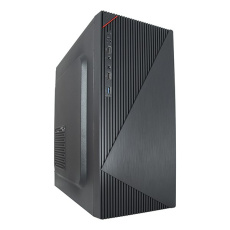 BAZAR - VeinX case Crown CR18A Mid Tower, bez zdroje, 1x USB3.0, 2x USB2.0, černá - Poškozený obal (Komplet)