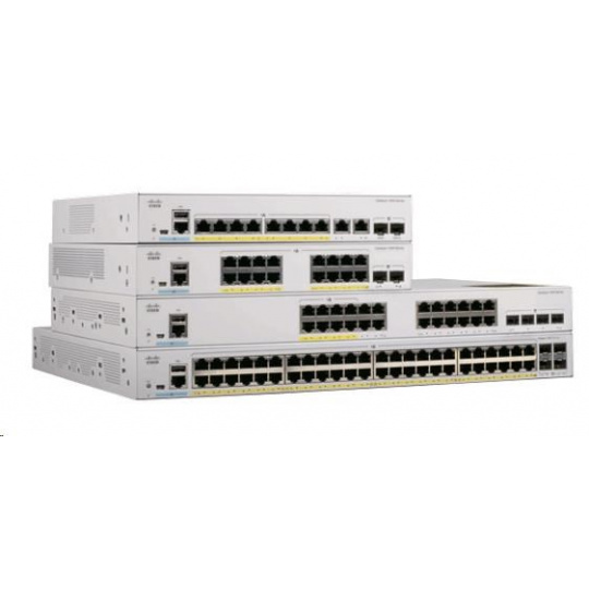 Cisco Catalyst C1000-8P-E-2G-L, 8x10/100/1000, 2xSFP/RJ-45, PoE - REFRESH