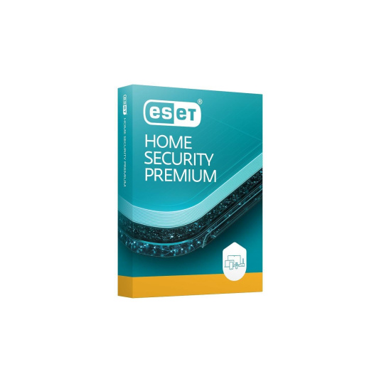 ESET HOME SECURITY Premium pre  8 zariadenia, predĺženie i nová licencia na 1 rok GOV