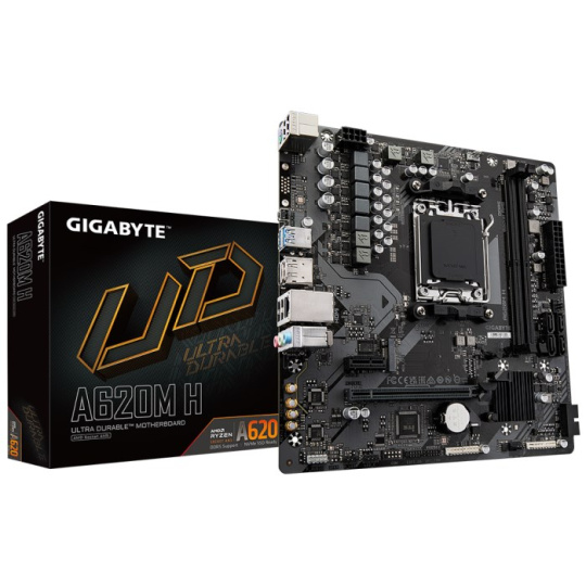 GIGABYTE MB Sc AM5 A620I AX, AMD A620, 2xDDR5, 1xDP, 1xHDMI, WiFi, mini-ITX