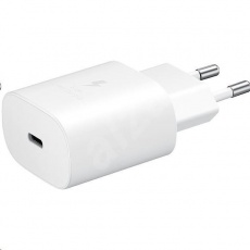 Cestovná nabíjačka Samsung EP-TA800NWE, rýchle nabíjanie 25 W, USB-C, biela