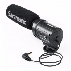 Saramonic SR-M3 - směrový mikrofon, 3.5mm, cold shoe Saramonic SR-M3 - směrový mikrofon, 3.5mm, cold shoe