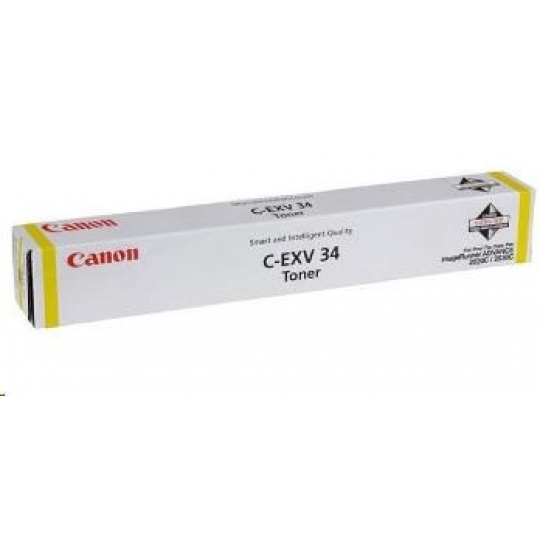 Canon toner C-EXV 34 žltý (IR Advance C2020/2025/2030/2220/2225/2230