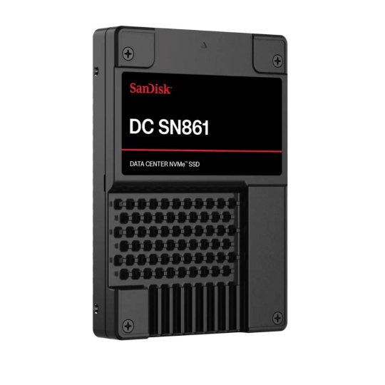 SanDisk Enterprise SSD 3.84TB DC SN861, PCIe Gen5, (R:13700, W:7200MB/s), RI-1DW/D BICS6 TCG Opal