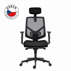 Powerton Kancelárske ergonomické kreslo Tina, Čierne Powerton Kancelárske ergonomické kreslo Tina, Čierne