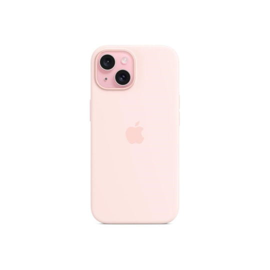 APPLE iPhone 15 Silicone Case with MagSafe - Light Pink