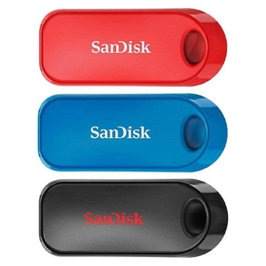 SanDisk Flash Disk 32GB Cruzer Snap, USB 2.0, 3 Pack