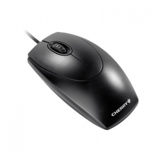 Koliesko myši CHERRY, USB, adaptér PS/2, káblové, čierne