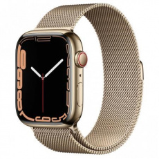 Apple Watch Series 7 Cell, 45mm Gold/Steel Case/Gold Mil.Loop Apple Watch Series 7 Cell, 45mm Gold/Steel Case/Gold Mil.Loop