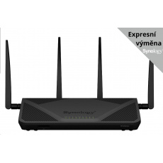 Synology RT6600ax 2,4 GHz/5 GHz 802.11a/b/g/n/ac/ax(4C/1,8GHz/1GBRAM/1xUSB3.2GEN1/1x2,5GbEWAN/LAN,1x1GbEWAN,3x1GbELAN)