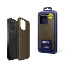 3mk ochranný kryt HARDY MagFabric Case pro Apple iPhone 15 Pro, Taupe
