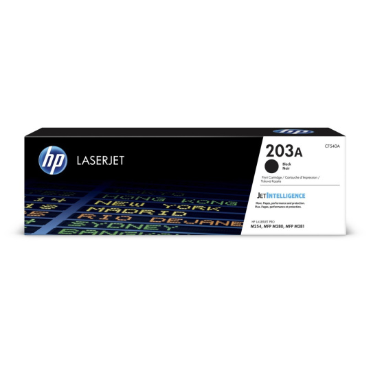 HP 203A Black Original LaserJet Toner Cartridge (1,400 pages)