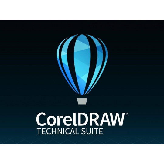 365 Dni obnovenia licencie na balík CorelDRAW Technical Suite Education (2501+) EN/DE/FR/ES/BR/IT/CZ/PL/NL