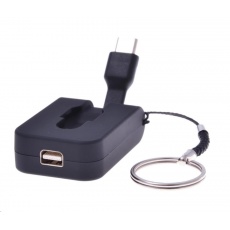 Adaptér PREMIUMCORD USB 3.1 samec Type-C na samicu mini DisplayPort, navíjací kábel a krúžok na kľúče