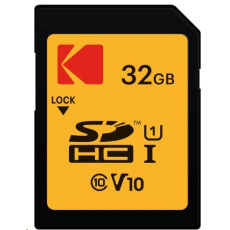 Kodak paměťová SD karta 32GB UHS-I U1 V10 Premium Kodak paměťová SD karta 32GB UHS-I U1 V10 Premium