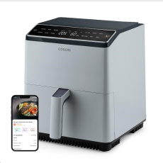 BAZAR - Cosori Dual Blaze 6.4L SMART horkovzdušná fritéza + 5x špíz a gril. rošt, grey - Poškozený obal (Komplet) BAZAR - Cosori Dual Blaze 6.4L SMART horkovzdušná fritéza + 5x špíz a gril. rošt, grey - Poškozený obal (Komplet)