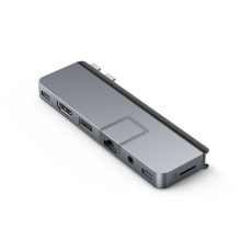 HyperDrive DUO PRO 7 v 2 USB-C Hub, sivý