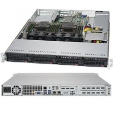SUPERMICRO Server 1420Q X4208 (2.1G/8C/11M/2666) 1x16G 3PCI-E 4LFF/SFF 1x600W 2x1G iKVM NBD303 1U