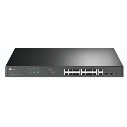 TP-Link CCTV switch TL-SG1218MP (16xGbE, 2xGbE/2xSFP combo, 16xPoE+, 250W)