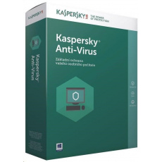 Kaspersky Anti-Virus CZ, 1PC, 1 rok, nová licence + Safe Kids 6 měsíců, BOX Kaspersky Anti-Virus CZ, 1PC, 1 rok, nová licence + Safe Kids 6 měsíců, BOX