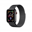 RhinoTech ocelový řemínek milánský tah pro Apple Watch 42 / 44 / 45mm černý