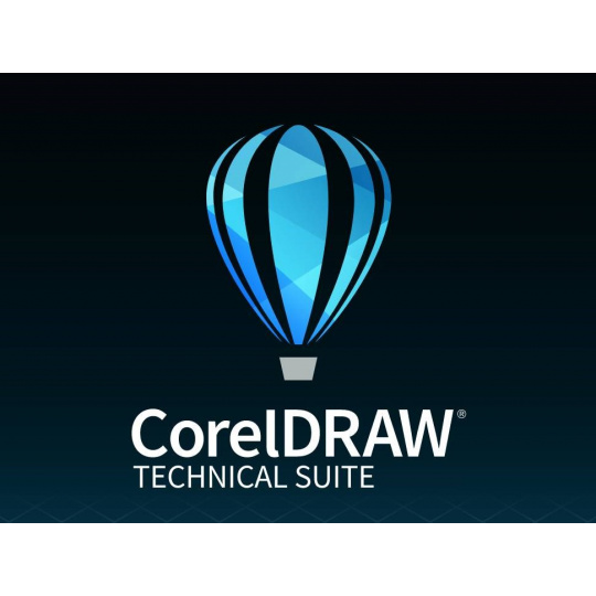 CorelDRAW Technical Suite 365-dňové predplatné. (51-250) EN/DE/FR/ES/BR/IT/CZ/PL/NL