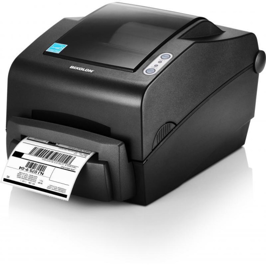 Bixolon SLP-TX400, 8 dots/mm (203 dpi), cutter, EPL, ZPLII, USB, USB Host, RS232, Ethernet, dark grey