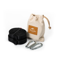 Naturehike popruh k uchycení hamaky hladký 650g - černý Naturehike popruh k uchycení hamaky hladký 650g - černý