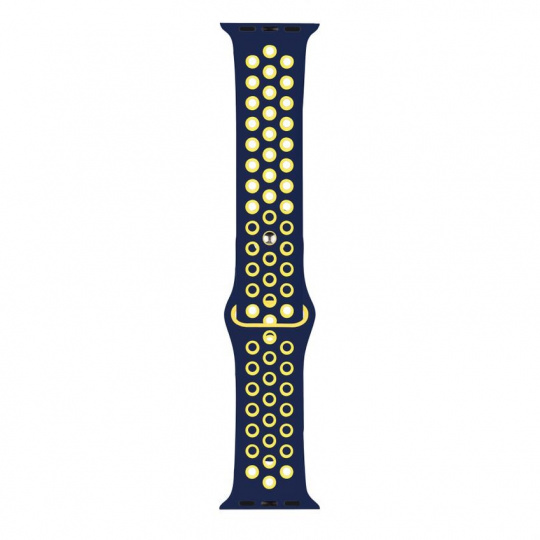 RhinoTech sportovní řemínek pro Apple Watch 38 / 40mm Modro-žlutý RhinoTech sportovní řemínek pro Apple Watch 38 / 40mm Modro-žlutý
