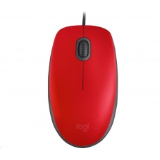 Myš Logitech M110 Silent, červená