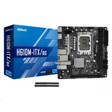 ASRock MB Sc LGA1700 H610M-ITX/AC, Intel H610, 2xDDR4, 1xDP, 1xHDMI, WI-FI, mini-ITX ASRock MB Sc LGA1700 H610M-ITX/AC, Intel H610, 2xDDR4, 1xDP, 1xHDMI, WI-FI, mini-ITX