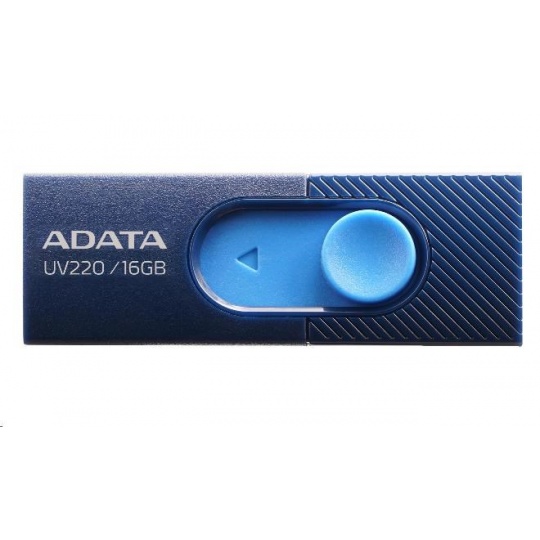 ADATA Flash Disk 16GB UV220, USB 2.0 Dash Drive, modrá/Navy
