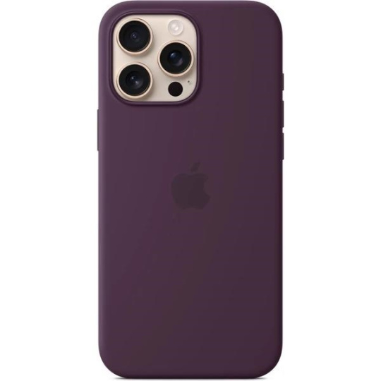 APPLE iPhone 16 Pro Max Silicone Case with MagSafe - Plum APPLE iPhone 16 Pro Max Silicone Case with MagSafe - Plum