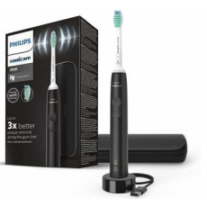 Philips HX3673/14 Sonicare 3100, zubní kartáček, pro dospělé, 31000 kmitů/min, časovač, tlakový senzor, pouzdro, černý Philips HX3673/14 Sonicare 3100, zubní kartáček, pro dospělé, 31000 kmitů/min, časovač, tlakový senzor, pouzdro, černý
