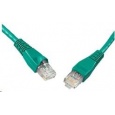 Solarix Patch kábel CAT6 UTP PVC 7 m zelený odolný proti zachytávaniu C6-114GR-7MB