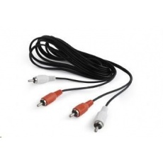 GEMBIRD CABLEXPERT kábel 2xcinch/2xcinch, 3m, audio GEMBIRD CABLEXPERT kábel 2xcinch/2xcinch, 3m, audio